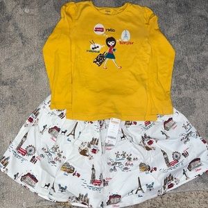 European travel Gymboree matching set